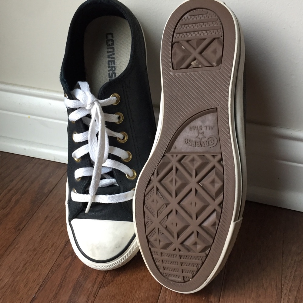 Converse Chuck Taylor Men’s Black Leather Sneakers